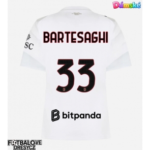 AC Milan Davide Bartesaghi #33 Dámské Venkovní Dres 2026-27 Krátký Rukáv